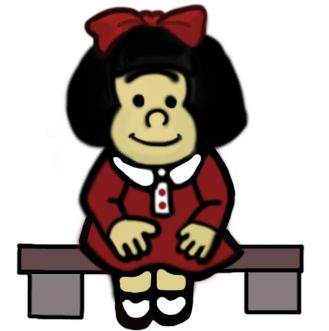 Escultura Mafalda